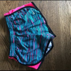 Nike Girls Pink/Blue Print Shorts S
